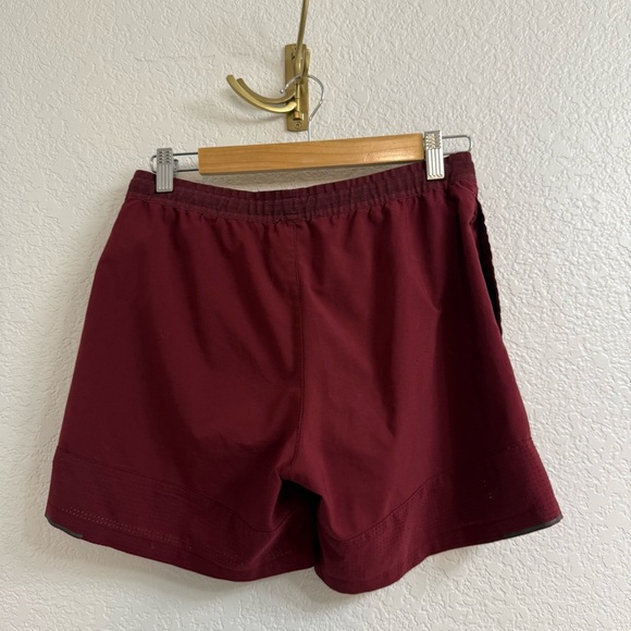 Myles Make Moves 6” inseam maroon shorts - Picture 2 of 3